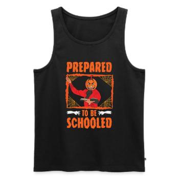Wird Schüler Gegen Candy Grundschullehrer - Männer Premium Bio Tank Top - Schwarz - Vorne - Michal (187cm)