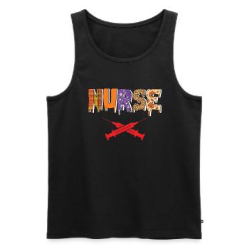 Gruseliges - Männer Premium Bio Tank Top - Schwarz - Vorne - AI Model Male 178 light (178cm)