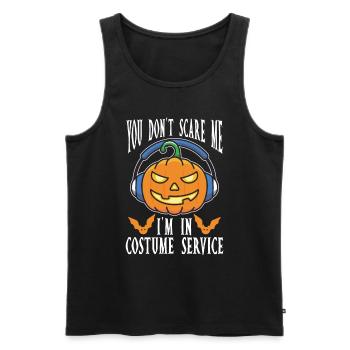 You don't scare me, I'm in the - Men's Premium Organic Tank Top - black - Front - Michal (187cm)