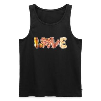 Love Molar Thanksgiving Dentiste Dentaire - Débardeur bio Premium Homme - noir - Devant - AI Model Male 178 light (178cm)