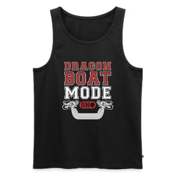 Mode bateau-dragon Dragon Boat Racing Pagayeur - Débardeur bio Premium Homme - noir - Devant - Michal (187cm)