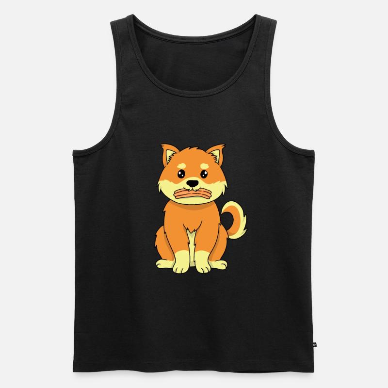 Churro Geschenk Mexico Essen - Männer Premium Bio Tank Top - Schwarz