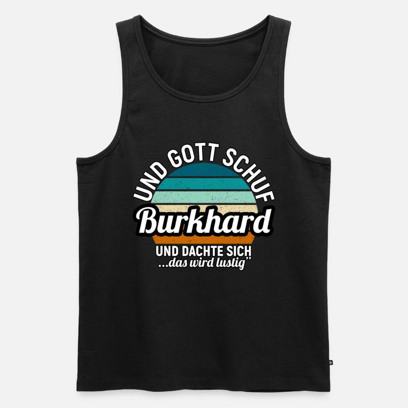 Carsten - Männer Premium Bio Tank Top - Schwarz