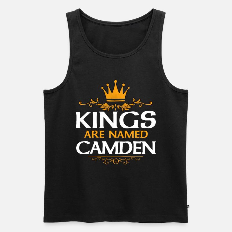 Camden - Männer Premium Bio Tank Top - Schwarz