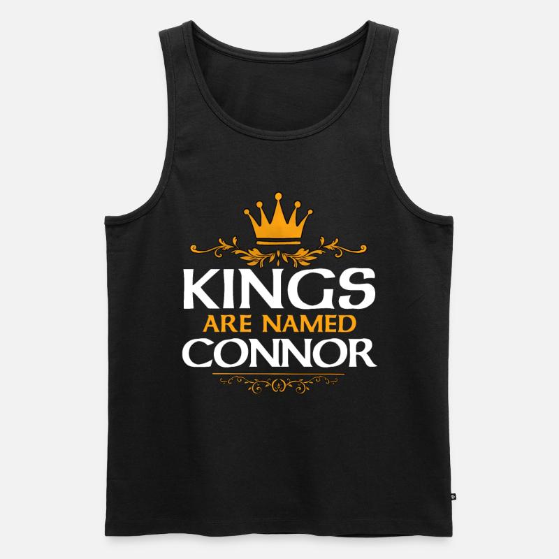 Connor - Männer Premium Bio Tank Top - Schwarz