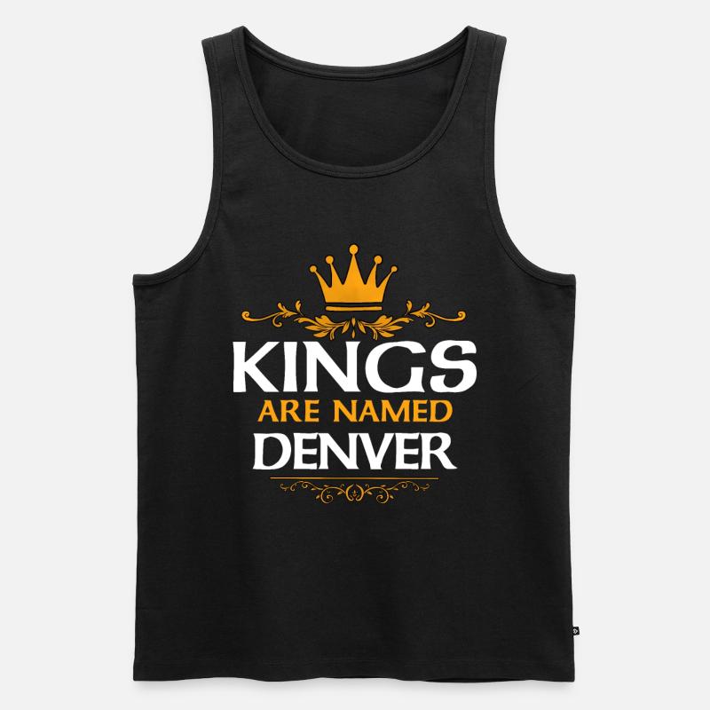 Denver - Männer Premium Bio Tank Top - Schwarz