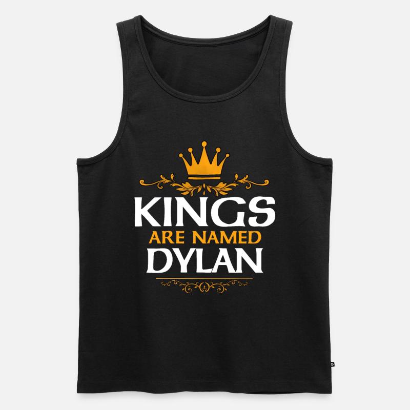 Dylan - Männer Premium Bio Tank Top - Schwarz