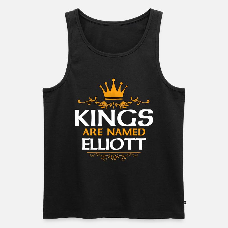 Elliott - Männer Premium Bio Tank Top - Schwarz