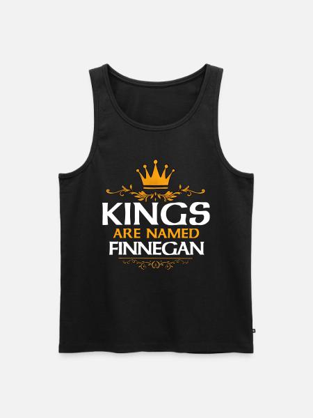 Finnegan - Men's Premium Organic Tank Top - black