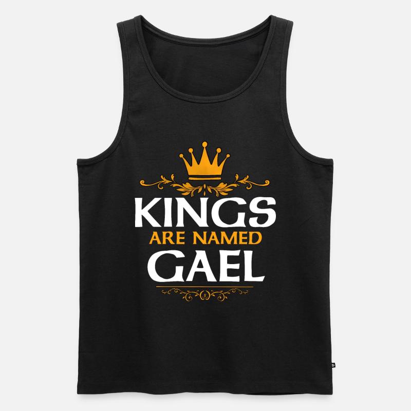 Gael - Männer Premium Bio Tank Top - Schwarz