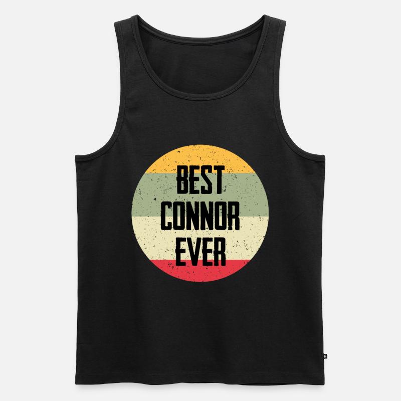 Best Connor Ever - Männer Premium Bio Tank Top - Schwarz