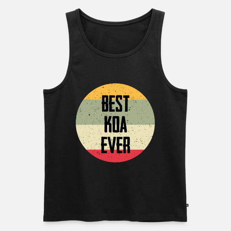 Best Koa Ever - Männer Premium Bio Tank Top - Schwarz
