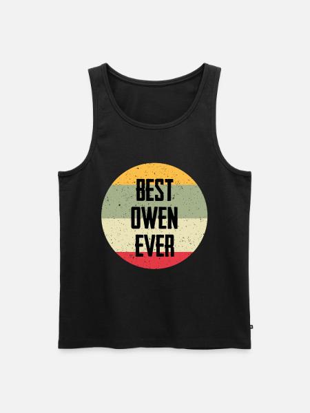 Best Owen Ever - Men's Premium Organic Tank Top - black