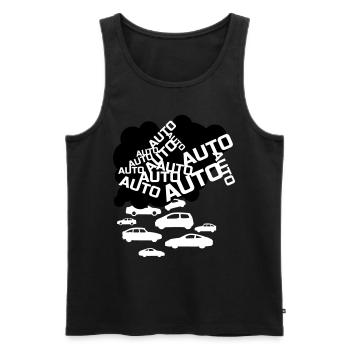 Auto Auto Auto! - Männer Premium Bio Tank Top - Schwarz - Vorne - AI Model Male 178 light (178cm)