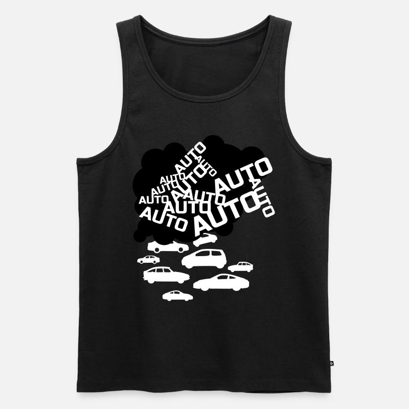 Auto Auto Auto! - Männer Premium Bio Tank Top - Schwarz