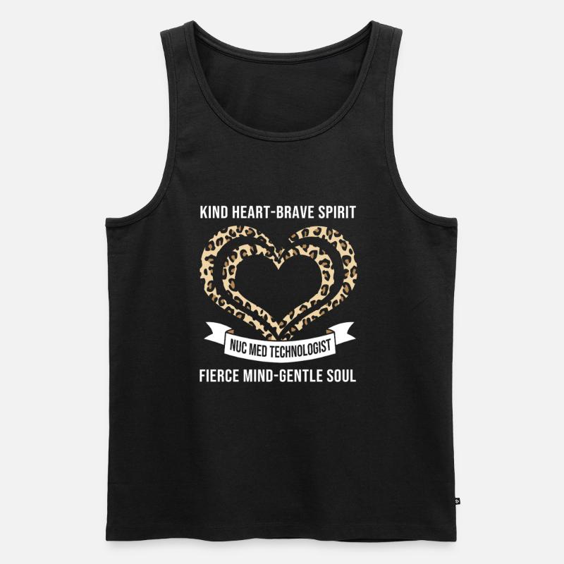 Nuklear Nuklearmedizin Atom Radiologie - Männer Premium Bio Tank Top - Schwarz