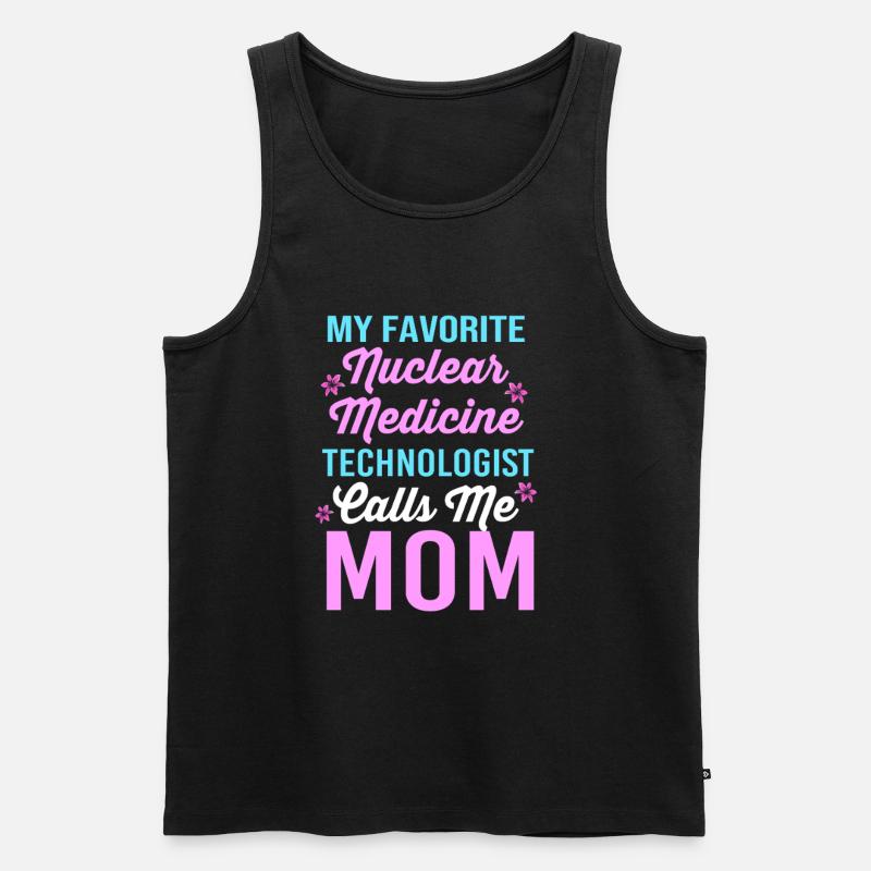 Nuklear Nuklearmedizin Atom Radiologie - Männer Premium Bio Tank Top - Schwarz