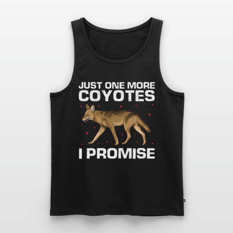Conception de coyote pour les réacteurs de coyote Débardeur bio Premium Homme
