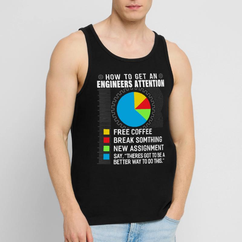Engineer mechanical engineering electrical engineering gift Men's Premium Organic Tank Top
