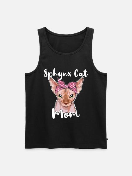 Sphynx Chat Maman Sphynx Chat - Débardeur bio Premium Homme - noir