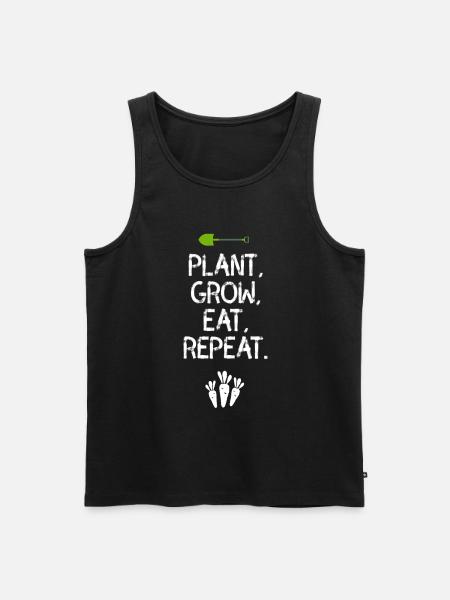 haven gartner landmand økologisk bio vegan landmand - Herre Premium økologisk tanktop - sort