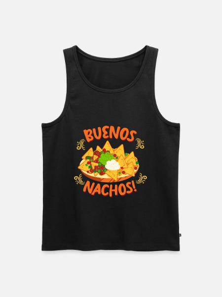 Buenos Nachos Mexico Food - Men's Premium Organic Tank Top - black