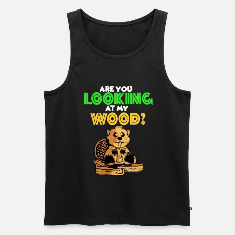 Biber - Männer Premium Bio Tank Top - Schwarz