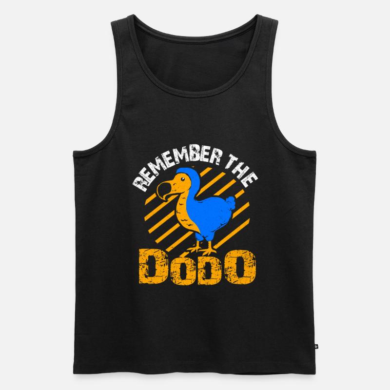 Dodo - Männer Premium Bio Tank Top - Schwarz