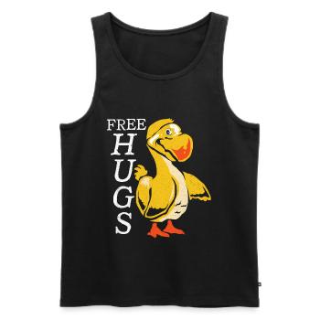 Dodo - Men's Premium Organic Tank Top - black - Front - AI Model Male 178 light (178cm)