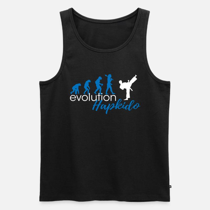 Hapkido Evolution - Männer Premium Bio Tank Top - Schwarz