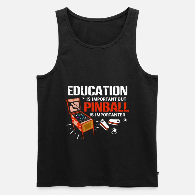 Flipper - Männer Premium Bio Tank Top - Schwarz