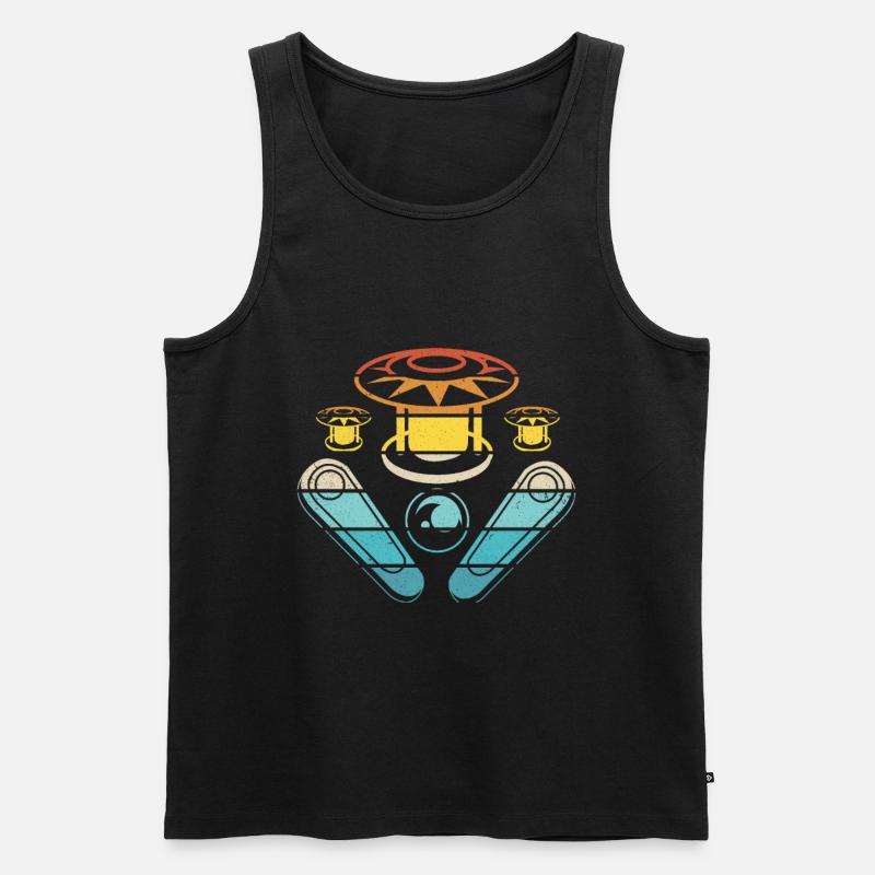 Flipper - Männer Premium Bio Tank Top - Schwarz