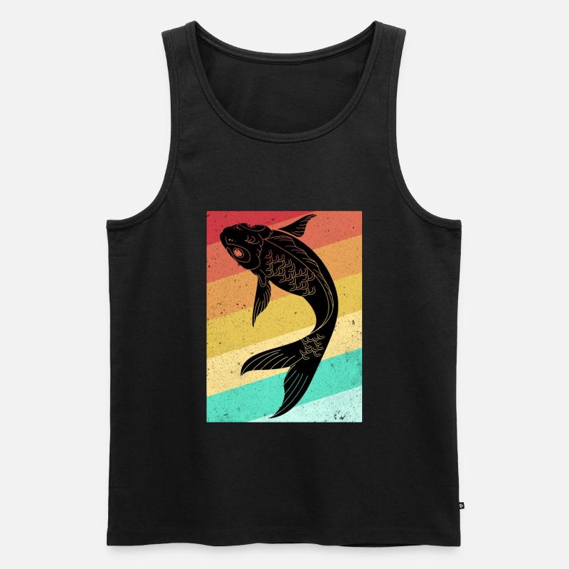 Koi - Männer Premium Bio Tank Top - Schwarz