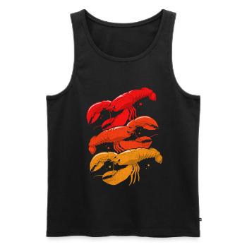 Hummer - Männer Premium Bio Tank Top - Schwarz - Vorne - Michal (187cm)