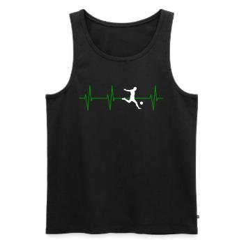 Soccer Gift For Your Mother And Father - Männer Premium Bio Tank Top - Schwarz - Vorne - AI Model Male 178 light (178cm)