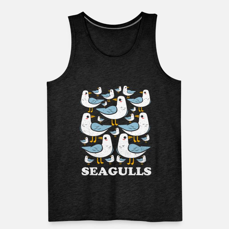 Möwe Männer Premium Bio Tank Top