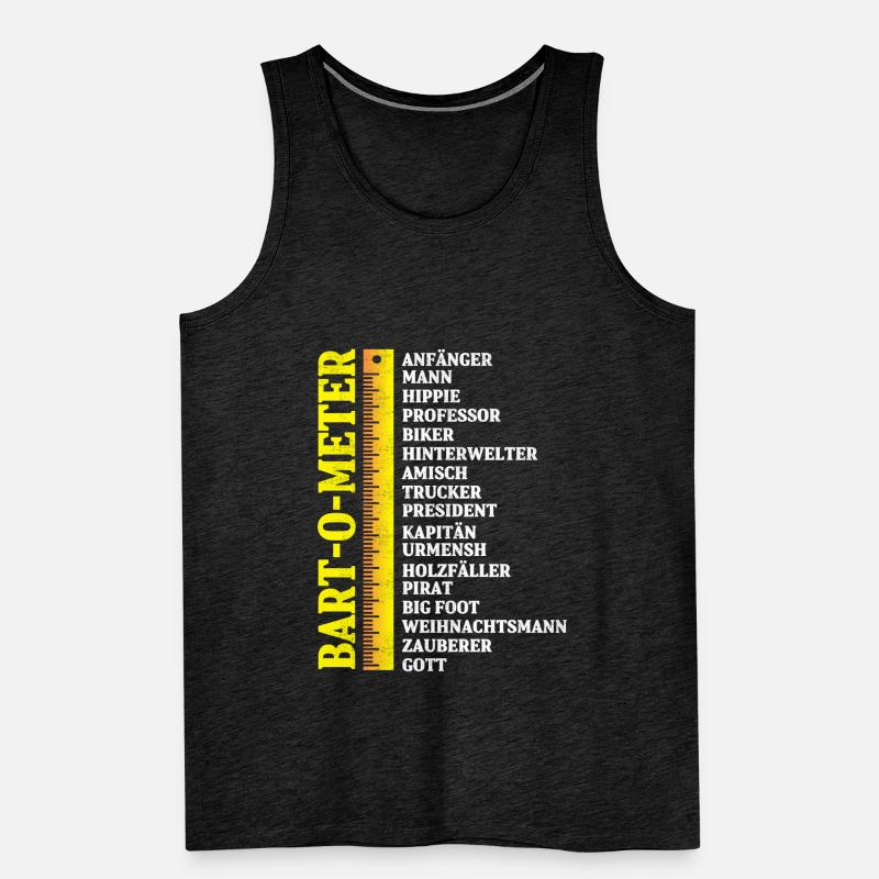 Bart o meter Männer Premium Bio Tank Top