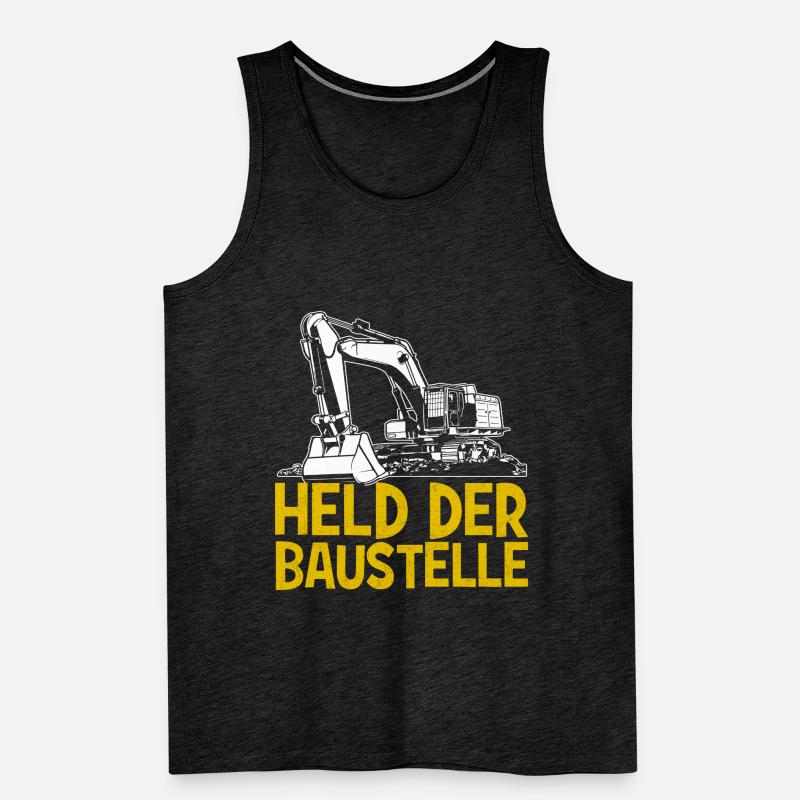 Held der Baustelle Männer Premium Bio Tank Top