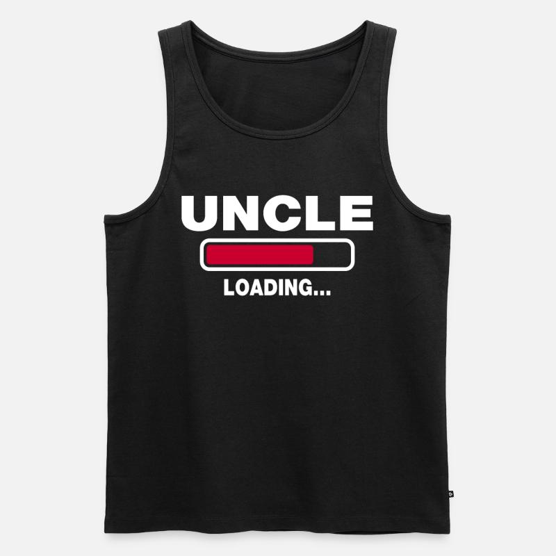 Uncle - Männer Premium Bio Tank Top - Schwarz