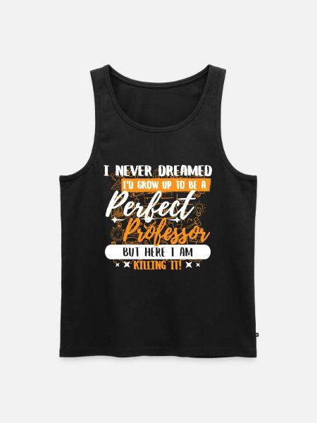 Cool Professor Christmas Gift - Men's Premium Organic Tank Top - black