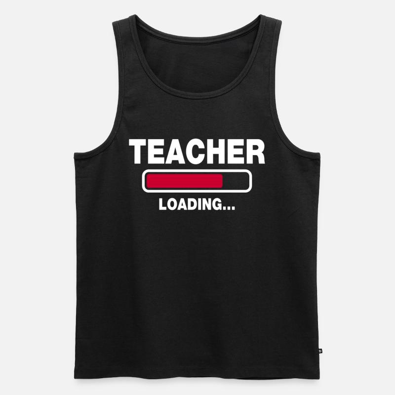 Teacher - Männer Premium Bio Tank Top - Schwarz