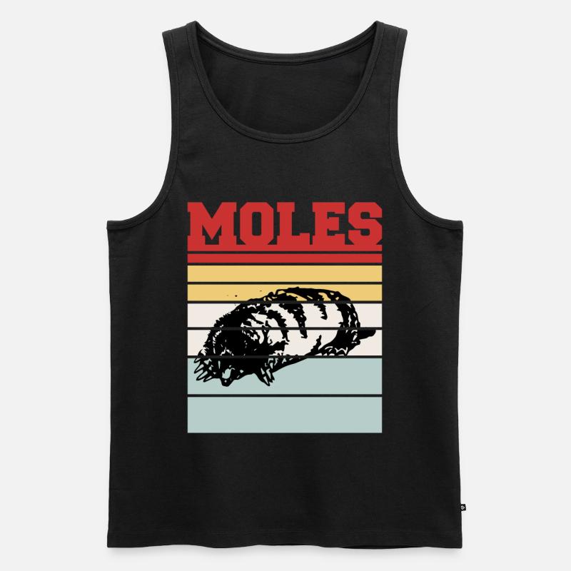 MOLES - Männer Premium Bio Tank Top - Schwarz