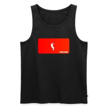canyoning - Men's Premium Organic Tank Top - black - Front - AI Model Male 178 light (178cm)