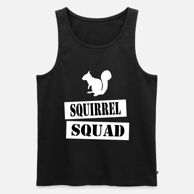 join the squirrel squad - Débardeur bio Premium Homme - noir