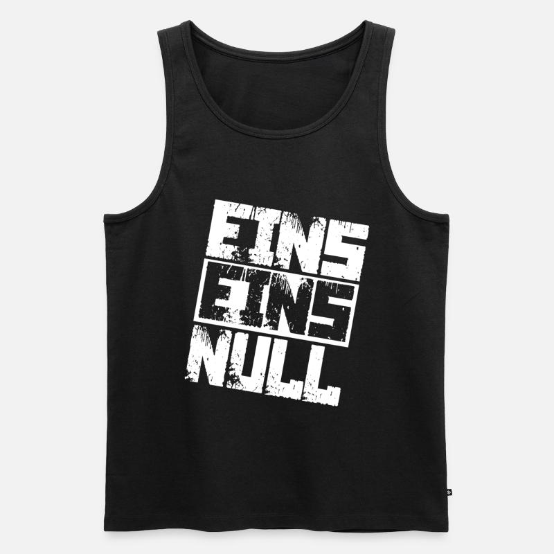 Polizei 110 Notruf - Männer Premium Bio Tank Top - Schwarz