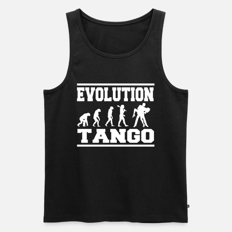 Evolution Tango - Men's Premium Organic Tank Top - black
