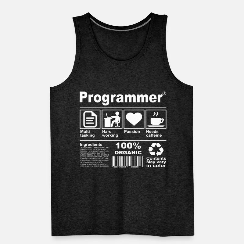 Programmeur Débardeur bio Premium Homme