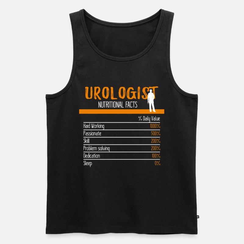 Urologist Ingredients - Männer Premium Bio Tank Top - Schwarz