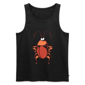 cockroach - Men's Premium Organic Tank Top - black - Front - AI Model Male 178 light (178cm)