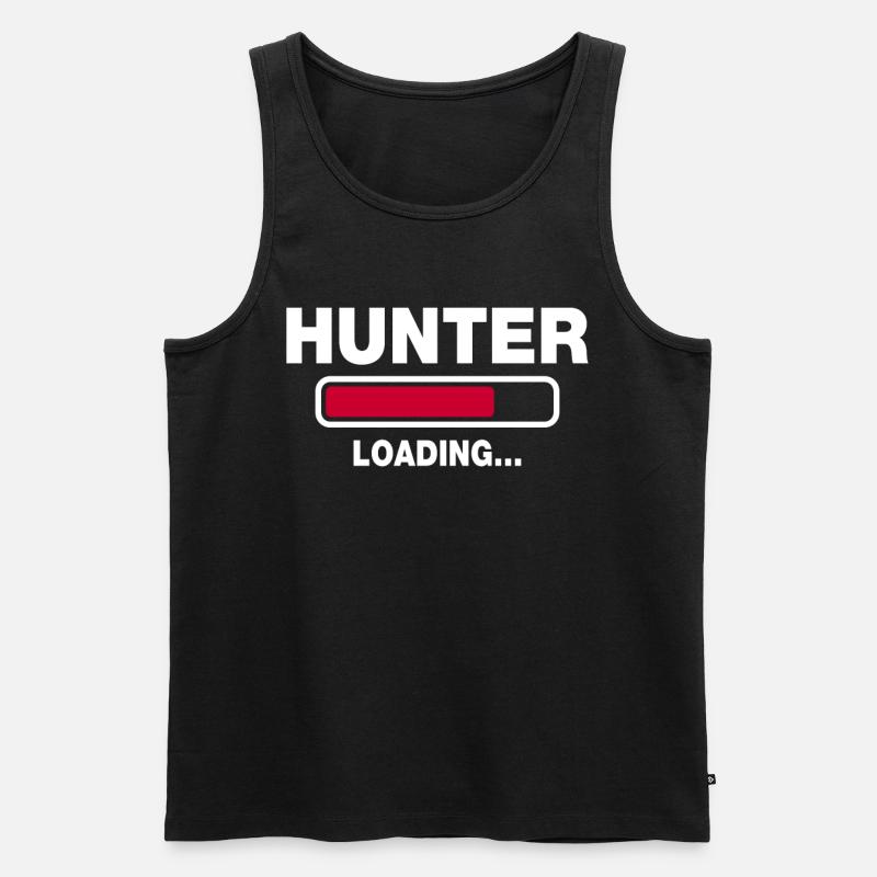 Hunter - Männer Premium Bio Tank Top - Schwarz